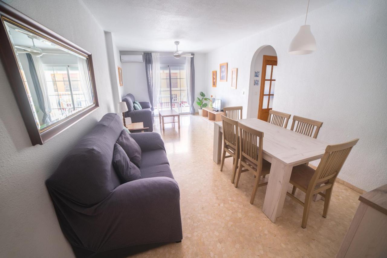 Apartamento Con Piscina Y Terraza A 50 Metros De La Playa Roquetas de Mar Exterior photo